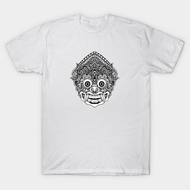 Anoman The Great White Monkey T-Shirt by Leonard